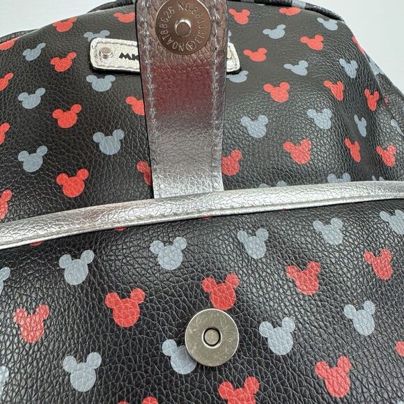Disney Mickey Mouse Mini Backpack Blue Red Silver - Picture 13 of 16